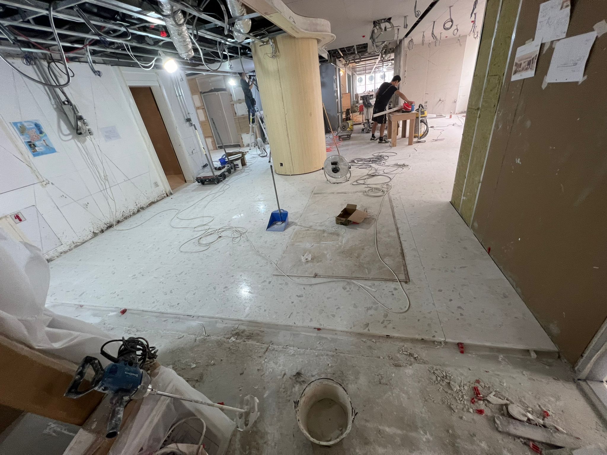 水磨石 安裝及無縫打磨晶面打臘